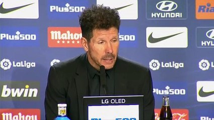 Simeone: "Cambié a Joao Félix porque tenía calambres en el gemelo"