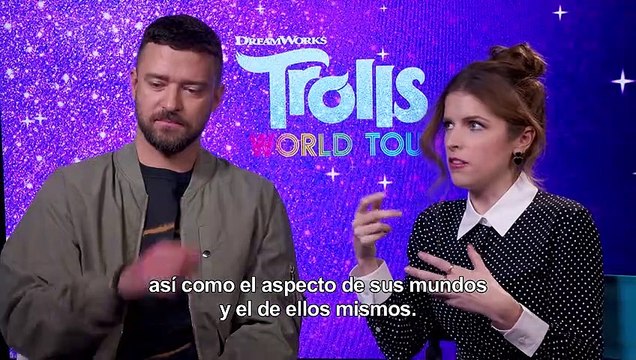 TROLLS 2 GIRA MUNDIAL Película - Anna Kendrick y Justin Timberlake