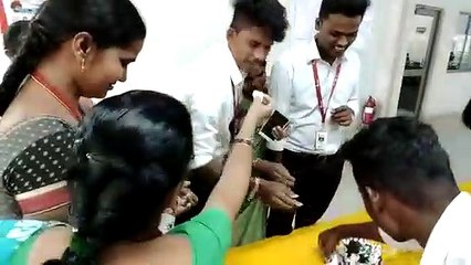Birthday party at colleged