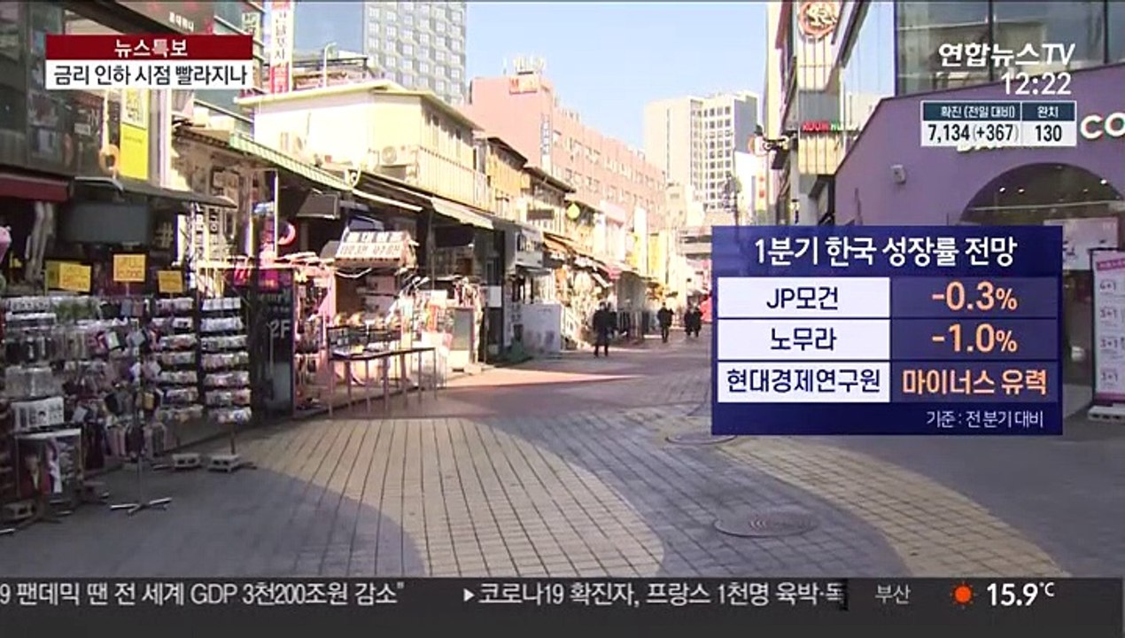 짙어지는 역성장 가능성…"조기 금리 인하" 전망 확산