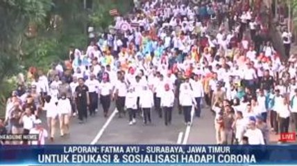 Forkopimda Jatim Sosialisasi Pencegahan Virus Corona