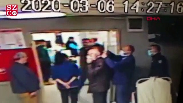 'Koronavirüs kaptım' diye hastaneyi birbirine kattı