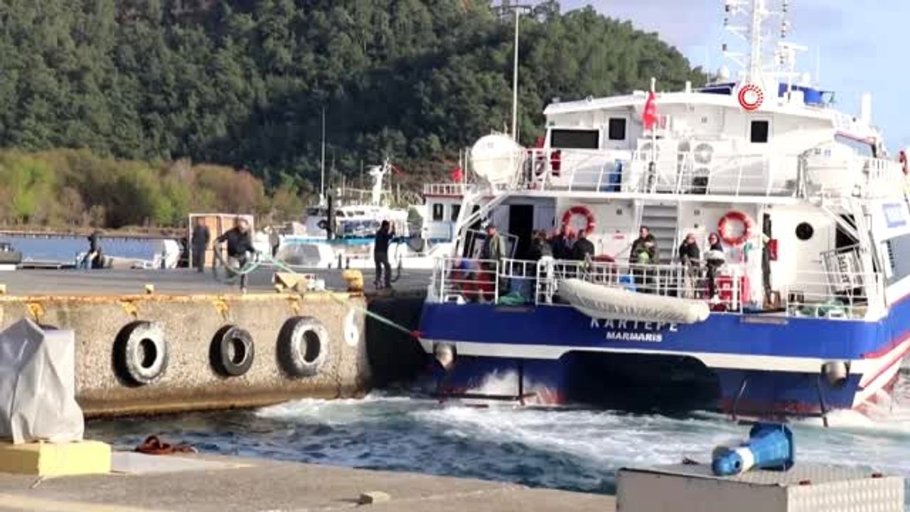 Marmaris limanın gelen yolcu girişine termal kamera takıldı