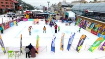 Palandöken'de kar voleybolu final heyecanı