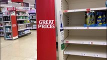 - Londra'da marketlerde sağlık ve temizlik ürünü rafları boşaldı