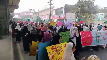 Jamat  e Islami Haya March in March