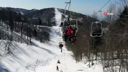 JAK timleri karla kaplı Samanlı Dağları'nda zorlu görevlere böyle hazırlanıyor