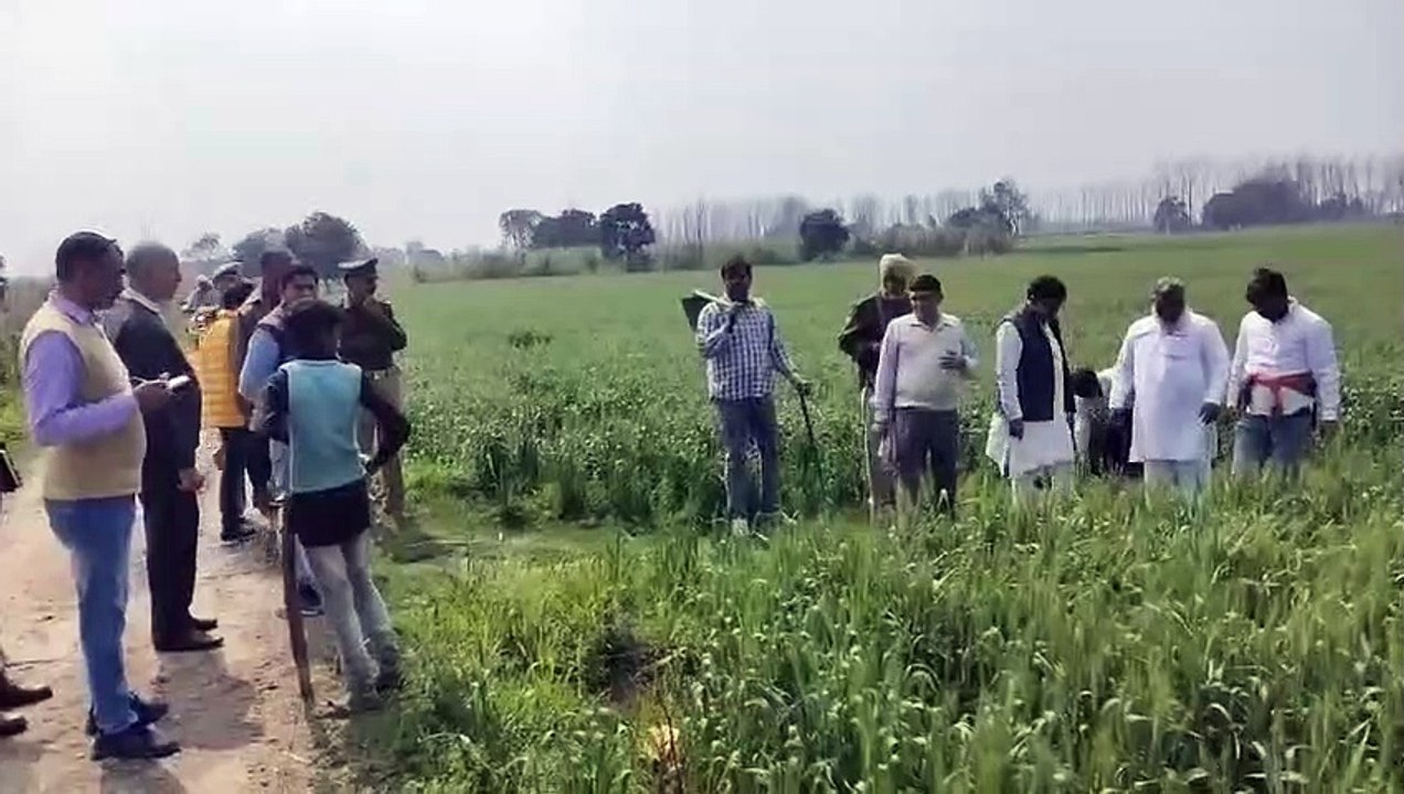 कैराना: ऊंचागांव में पीएसी बटालियन के लिए ज़मीनों की पैमाइश शुरू