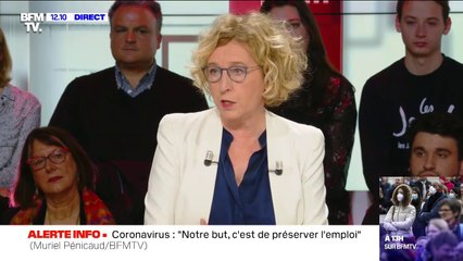 Coronavirus: "900 entreprises nous ont demandé le dispositif du chômage partiel", déclare Muriel Pénicaud