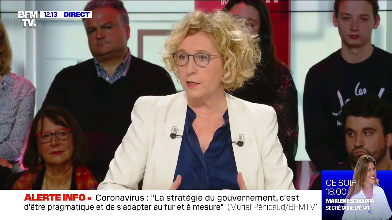 Muriel Pénicaud sur le coronavirus: "Le stade 2 c'est essayer de limiter la diffusion (...) le stade 3 ne va pas tout changer"
