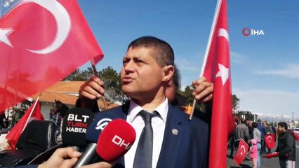 Ispartalı çiftçilerden traktör ve atlı konvoy