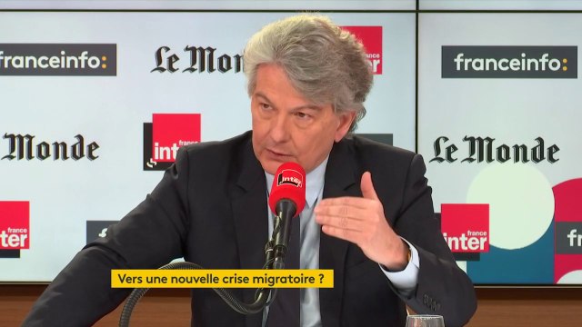 Migrants à la frontière grecque : La situation est tout à fait inacceptable et nous l'avons dit aux Turcs , estime Thierry Breton