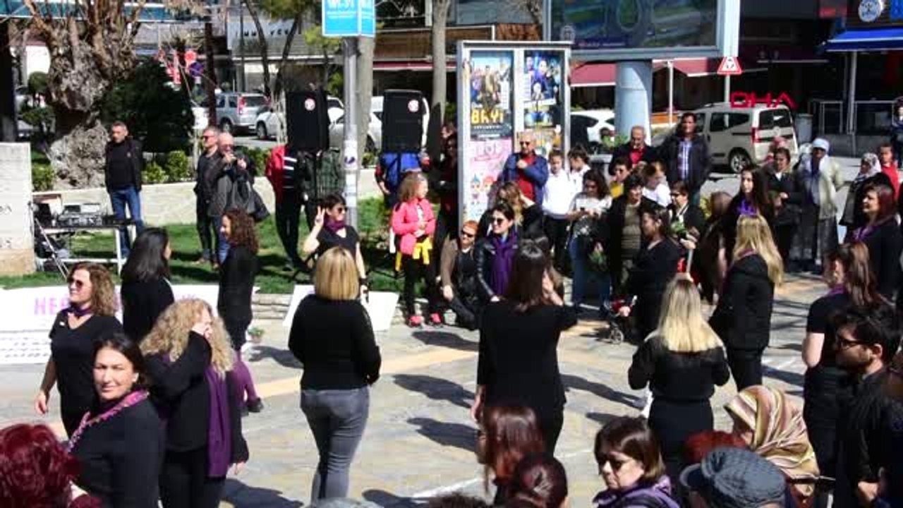 MUĞLA Zeybek oynayan kadınlar, erkeklere taş çıkarttı