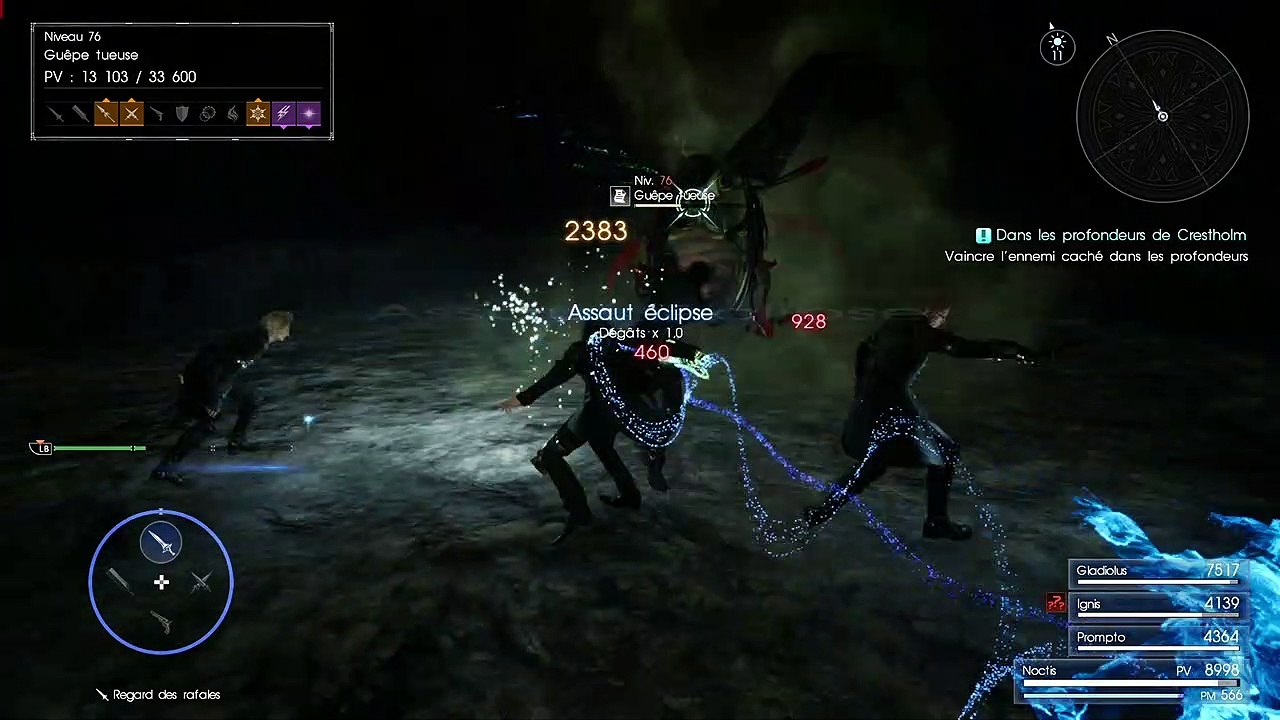 Final Fantasy XV (FF15) Dans les profondeurs de Crestholm (1-10)