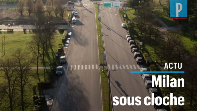 Milan en quarantaine : les rues désertes de la capitale économique italienne
