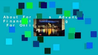 About For Books  Advanced Financial Accounting  For Online