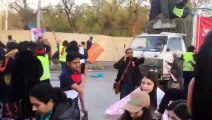 Peaceful Aurat Azadi March participants in Islamabad attacked by Lal Masjid Hafsa Group