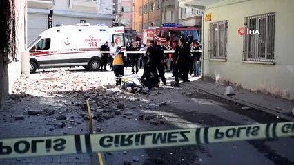 Malatya'da balkon duvarı çöktü: 1 ölü