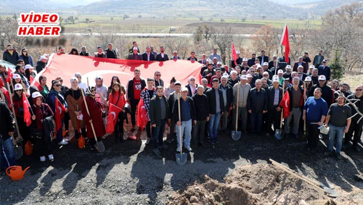 (8 Mart 2020) TALAS'TA İDLİB ŞEHİTLERİ İÇİN FİDAN DİKİLDİ