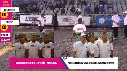 International à pétanque de Ruoms 2019 : 32ème FERNANDEZ vs TUNISIE