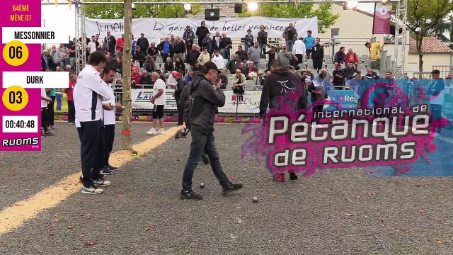 International à pétanque de Ruoms : 64ème DELAHAYE vs DURK