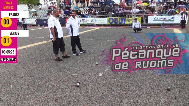 International à pétanque de Ruoms 2019 : Finale FRANCE vs VERJUS