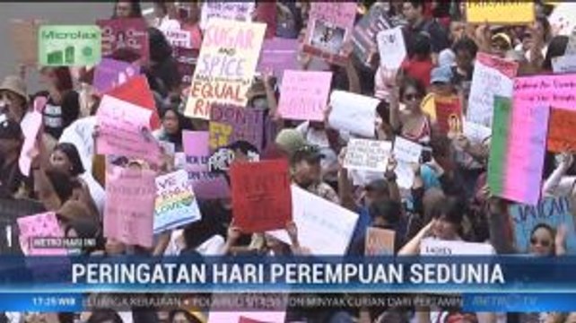 Massa Gelar Aksi Didepan Istana Negara Peringati Hari Perempuan Sedunia