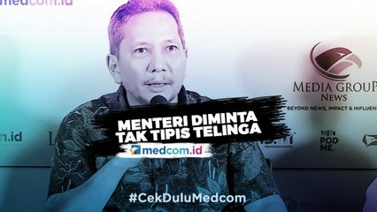 Melawan Korona, Menteri Diminta Tak Tipis Telinga