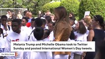 Melania Trump, Michelle Obama Post International Women's Day Tweets