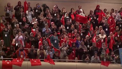 CUMHURBAŞKANI ERDOĞAN 'TÜRKİYE'NİN KAHRAMAN KADINLARI' PROGRAMI'NDA KONUŞTU