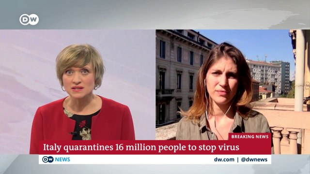 Coronavirus Italy under quarantine