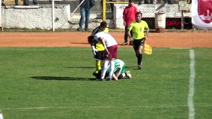 Tokat'ta amatör maçta kavga