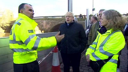 Boris Johnson explains absence during floods