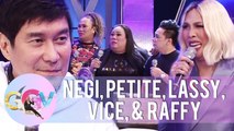 Negi, Petite, and Lassy share their complaints to Raffy | GGV