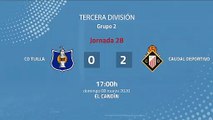 Resumen partido entre CD Tuilla y Caudal Deportivo Jornada 28 Tercera División