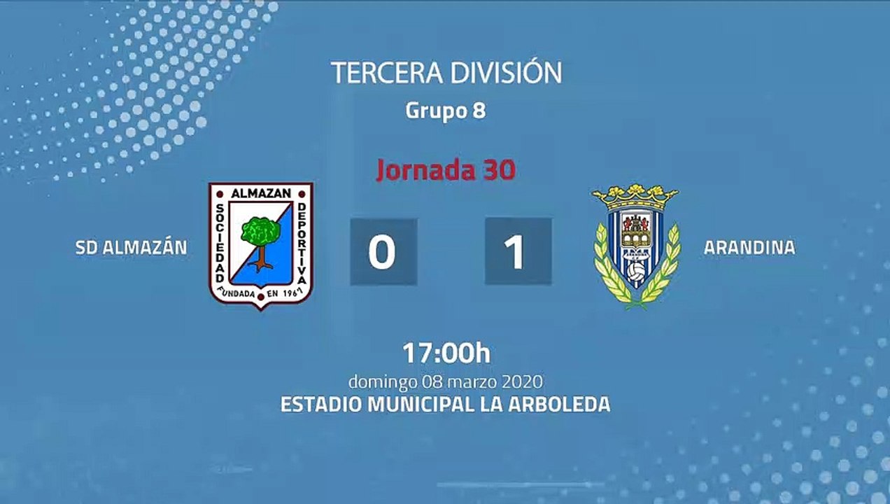 Resumen partido entre SD Almazán y Arandina Jornada 30 Tercera División