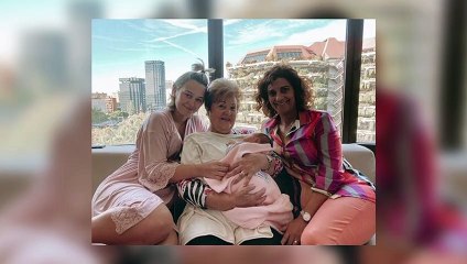 Escanes y la entrañable foto de las cuatro generaciones de su familia