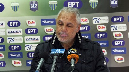 Λεβαδειακός-Χανιά 0-0 (συνέντευξη Τύπου)