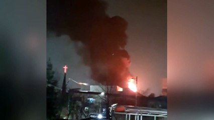 삼성전자 반도체 화성공장 폐수처리시설 불...2시간 반 만에 완진 / YTN