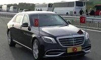 Cumhurbaşkanı Erdoğan, Kuzey Marmara Otoyolu Kınalı-Odayeri Kesiminde test sürüşü gerçekleştirdi