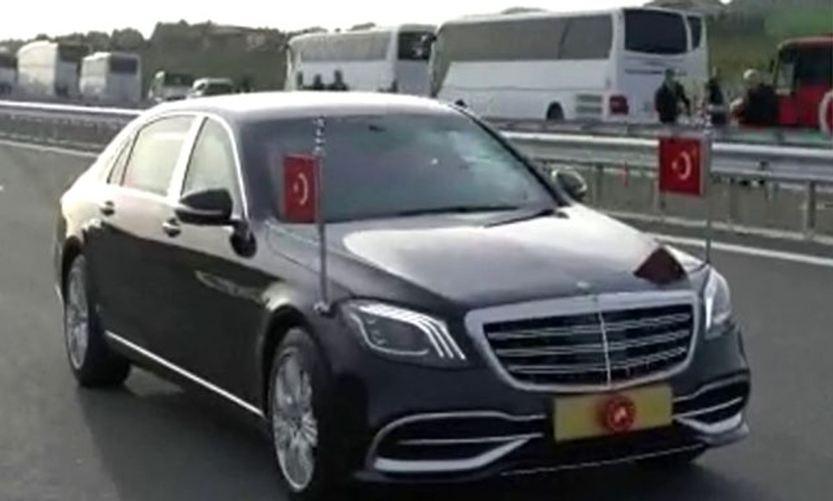 Cumhurbaşkanı Erdoğan, Kuzey Marmara Otoyolu Kınalı-Odayeri Kesiminde test sürüşü gerçekleştirdi