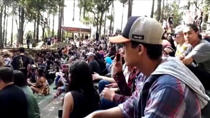 Sol, rock e 'cachorrinhos'; Rocão inicia na Praça do Country e várias bandas passarão pelo palco até as 22h