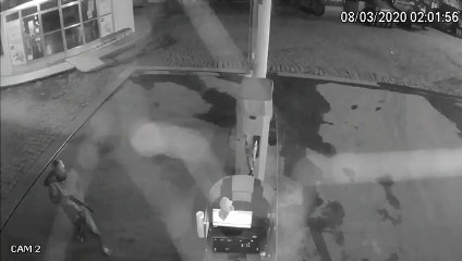 Assalto em posto de combustível no ES