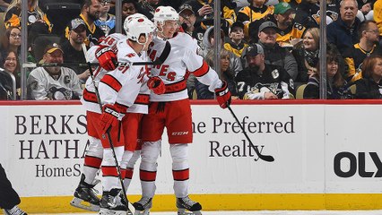 Morgan Geekie debuts with three points against Penguins