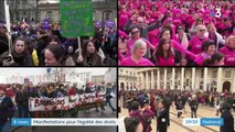 8 mars : manifestations pour l'égalité des droits dans toute la France