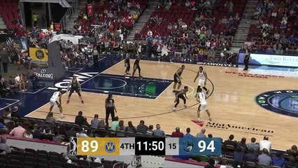 Roger Moute a Bidias with one of the day's best dunks