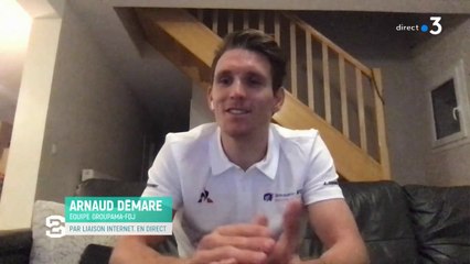 Arnaud Démare était dans Stade 2 pour raconter sa quarantaine