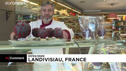 Шоколадный "коронавирус" из Франции