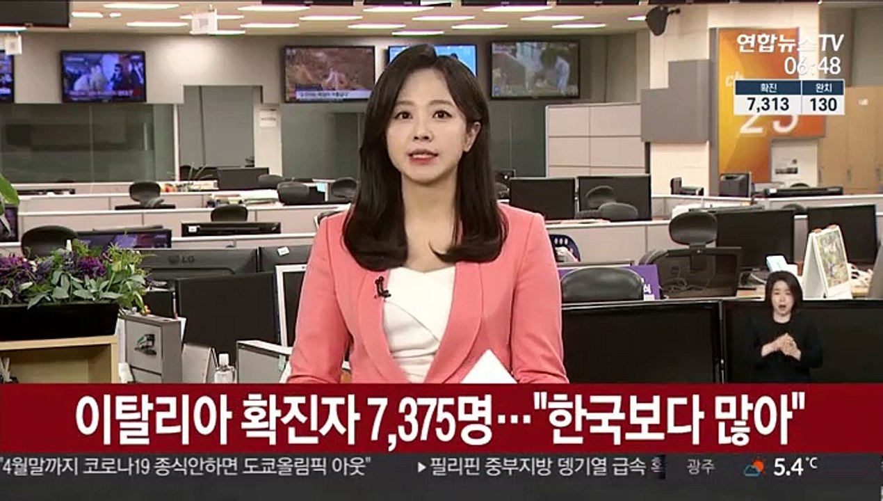 이탈리아 확진자 7,375명…"한국보다 많아"