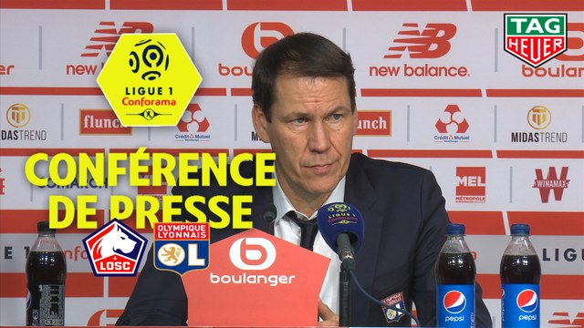 Conférence de presse LOSC - Olympique Lyonnais (1-0) : Christophe GALTIER (LOSC) - Rudi GARCIA (OL) - 2019/2020